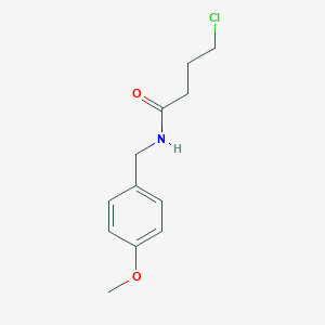 Butanamide, 4-chloro-N-[(4-methoxyphenyl)methyl]- 