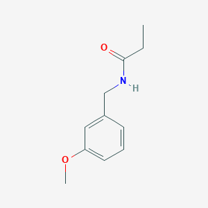 N-[(3-methoxyphenyl)methyl]propanamide 