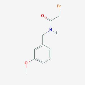 2-bromo-N-[(3-methoxyphenyl)methyl]acetamide 
