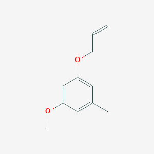 Benzene, 1-methoxy-3-methyl-5-(2-propen-1-yloxy)- Benzene, 1-methoxy-3-methyl-5-(2-propen-1-yloxy)-