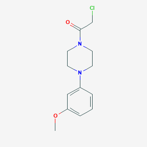 PIPERAZINE, 1-(CHLOROACETYL)-4-(3-METHOXYPHENYL)- PIPERAZINE, 1-(CHLOROACETYL)-4-(3-METHOXYPHENYL)-
