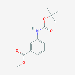 Benzoic acid, 3-[[(1,1-dimethylethoxy)carbonyl]amino]-, methyl ester 