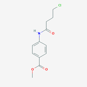 Benzoic acid, 4-[(4-chloro-1-oxobutyl)amino]-, methyl ester 