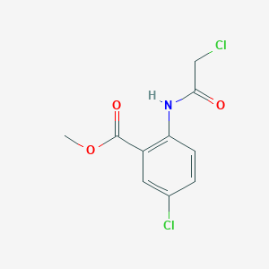 Benzoic acid, 5-chloro-2-[(2-chloroacetyl)amino]-, methyl ester