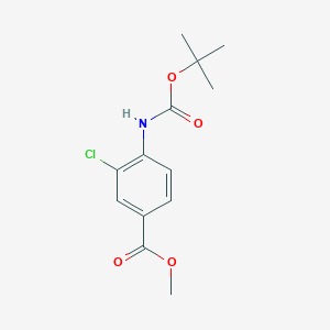 Methyl 4-(tert-butoxycarbonylamino)-3-chlorobenzoate Methyl 4-(tert-butoxycarbonylamino)-3-chlorobenzoate