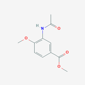 Benzoic acid, 3-(acetylamino)-4-methoxy-, methyl ester Benzoic acid, 3-(acetylamino)-4-methoxy-, methyl ester