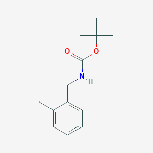 Carbamic acid, N-[(2-methylphenyl)methyl]-, 1,1-dimethylethyl ester 