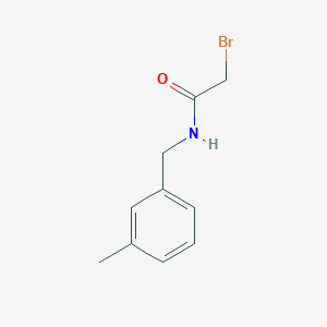 2-bromo-N-[(3-methylphenyl)methyl]acetamide 