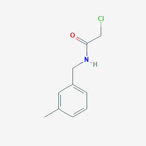  Acetamide, 2-chloro-N-[(3-methylphenyl)methyl]- 