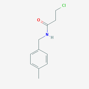 3-Chloro-N-(4-methylbenzyl)propanamide 3-Chloro-N-(4-methylbenzyl)propanamide