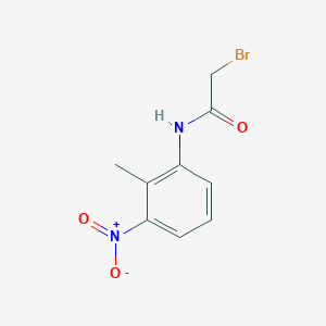 2-bromo-N-(2-methyl-3-nitrophenyl)acetamide 2-bromo-N-(2-methyl-3-nitrophenyl)acetamide