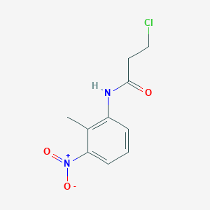 Propanamide, 3-chloro-N-(2-methyl-3-nitrophenyl)- Propanamide, 3-chloro-N-(2-methyl-3-nitrophenyl)-