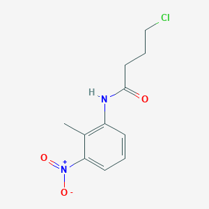 4-chloro-N-(2-methyl-3-nitrophenyl)butanamide 4-chloro-N-(2-methyl-3-nitrophenyl)butanamide