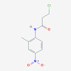 Propanamide, 3-chloro-N-(2-methyl-4-nitrophenyl)- Propanamide, 3-chloro-N-(2-methyl-4-nitrophenyl)-