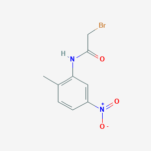 Acetamide, 2-bromo-N-(2-methyl-5-nitrophenyl)- Acetamide, 2-bromo-N-(2-methyl-5-nitrophenyl)-