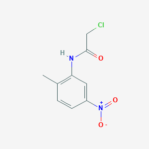 2-Chloro-N-(2-methyl-5-nitrophenyl)acetamide 2-Chloro-N-(2-methyl-5-nitrophenyl)acetamide