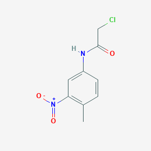 2-chloro-N-(4-methyl-3-nitrophenyl)acetamide 2-chloro-N-(4-methyl-3-nitrophenyl)acetamide