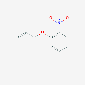 Benzene, 4-methyl-1-nitro-2-(2-propen-1-yloxy)- Benzene, 4-methyl-1-nitro-2-(2-propen-1-yloxy)-