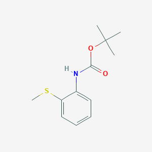 Carbamic acid, N-[2-(methylthio)phenyl]-, 1,1-dimethylethyl ester