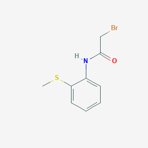 2-bromo-N-(2-methylsulfanylphenyl)acetamide 2-bromo-N-(2-methylsulfanylphenyl)acetamide