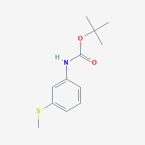  tert-butyl N-[3-(methylsulfanyl)phenyl]carbamate 