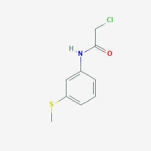 2-chloro-N-[3-(methylthio)phenyl]acetamide 