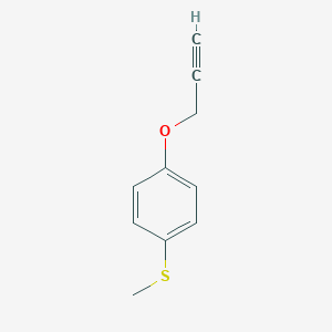 1-methylsulfanyl-4-prop-2-ynoxybenzene 1-methylsulfanyl-4-prop-2-ynoxybenzene