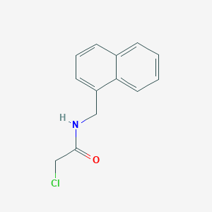 Acetamide, 2-chloro-N-(1-naphthalenylmethyl)- Acetamide, 2-chloro-N-(1-naphthalenylmethyl)-