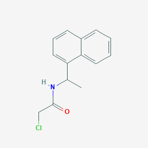 Acetamide, 2-chloro-N-[1-(1-naphthalenyl)ethyl]- 