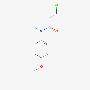 Propanamide, 3-chloro-N-(4-ethoxyphenyl)- Propanamide, 3-chloro-N-(4-ethoxyphenyl)-
