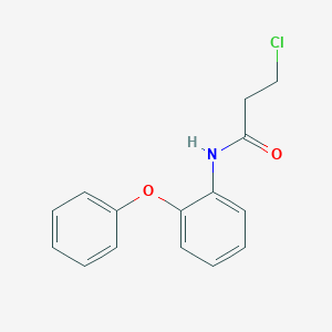 Propanamide, 3-chloro-N-(2-phenoxyphenyl)- Propanamide, 3-chloro-N-(2-phenoxyphenyl)-