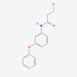 PROPANAMIDE, 3-BROMO-N-(3-PHENOXYPHENYL)- PROPANAMIDE, 3-BROMO-N-(3-PHENOXYPHENYL)-