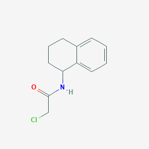 Acetamide, 2-chloro-N-(1,2,3,4-tetrahydro-1-naphthalenyl)- Acetamide, 2-chloro-N-(1,2,3,4-tetrahydro-1-naphthalenyl)-