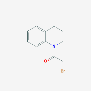 Ethanone, 2-bromo-1-(3,4-dihydro-1(2H)-quinolinyl)- Ethanone, 2-bromo-1-(3,4-dihydro-1(2H)-quinolinyl)-