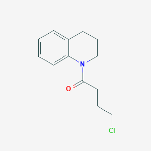 1-Butanone, 4-chloro-1-(3,4-dihydro-1(2H)-quinolinyl)- 1-Butanone, 4-chloro-1-(3,4-dihydro-1(2H)-quinolinyl)-