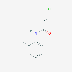Propanamide, 3-chloro-N-(2-methylphenyl)- 