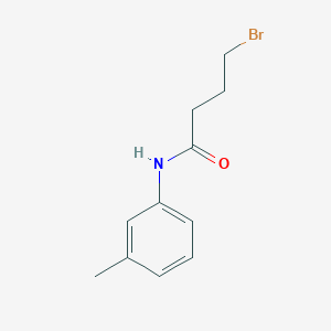 4-bromo-N-(3-methylphenyl)butanamide 4-bromo-N-(3-methylphenyl)butanamide