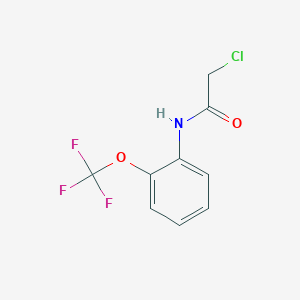 Acetamide, 2-chloro-N-[2-(trifluoromethoxy)phenyl]- 