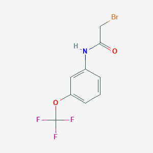 2-bromo-N-[3-(trifluoromethoxy)phenyl]acetamide 