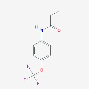 N-[4-(trifluoromethoxy)phenyl]propanamide 