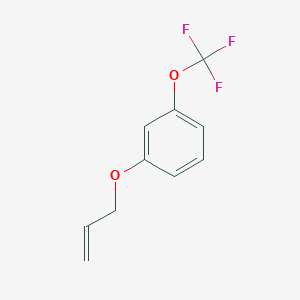 Benzene, 1-(2-propen-1-yloxy)-3-(trifluoromethoxy)- Benzene, 1-(2-propen-1-yloxy)-3-(trifluoromethoxy)-