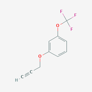 Benzene, 1-(2-propyn-1-yloxy)-3-(trifluoromethoxy)- Benzene, 1-(2-propyn-1-yloxy)-3-(trifluoromethoxy)-