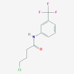 4-chloro-N-[3-(trifluoromethyl)phenyl]butanamide 