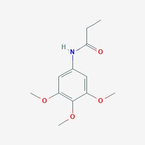 Propanamide, N-(3,4,5-trimethoxyphenyl)- Propanamide, N-(3,4,5-trimethoxyphenyl)-