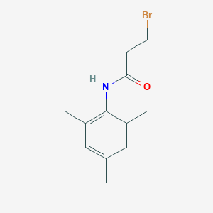 3-bromo-N-(2,4,6-trimethylphenyl)propanamide 3-bromo-N-(2,4,6-trimethylphenyl)propanamide