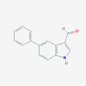 1H-Indole-3-carboxaldehyde, 5-phenyl- 1H-Indole-3-carboxaldehyde, 5-phenyl-