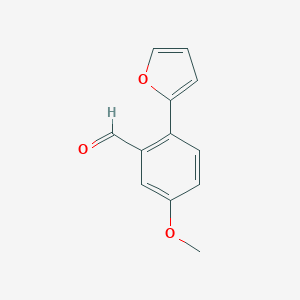 Benzaldehyde, 2-(2-furanyl)-5-methoxy-