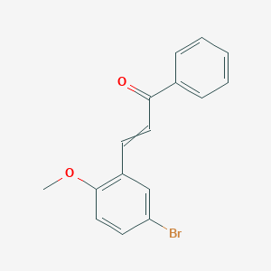 2-Propen-1-one, 3-(5-bromo-2-methoxyphenyl)-1-phenyl- 2-Propen-1-one, 3-(5-bromo-2-methoxyphenyl)-1-phenyl-