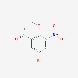 5-bromo-2-methoxy-3-nitrobenzaldehyde 5-bromo-2-methoxy-3-nitrobenzaldehyde