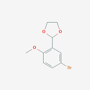 1,3-Dioxolane, 2-(5-bromo-2-methoxyphenyl)- 1,3-Dioxolane, 2-(5-bromo-2-methoxyphenyl)-